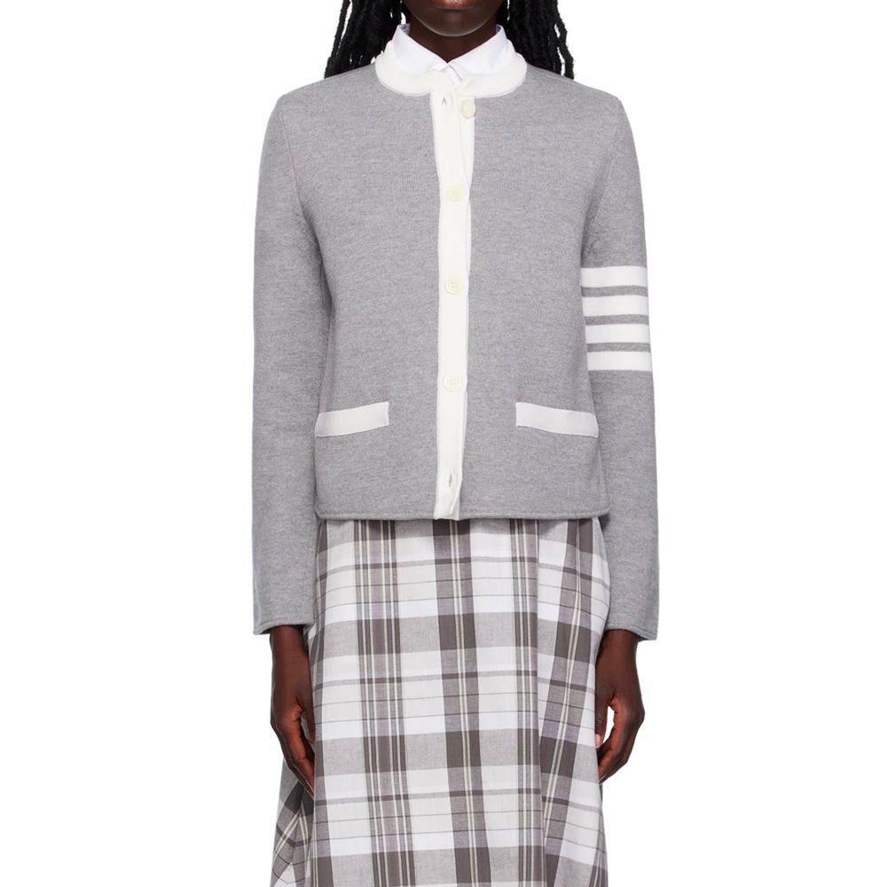 Thom Browne 4-Bar Wollcardigan