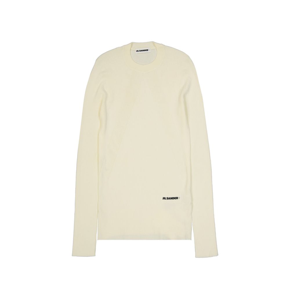 Taillierter Pullover mit Jil Sander-Logo
