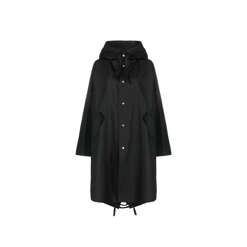 Parka mi-longue à capuche en coton Jil Sander