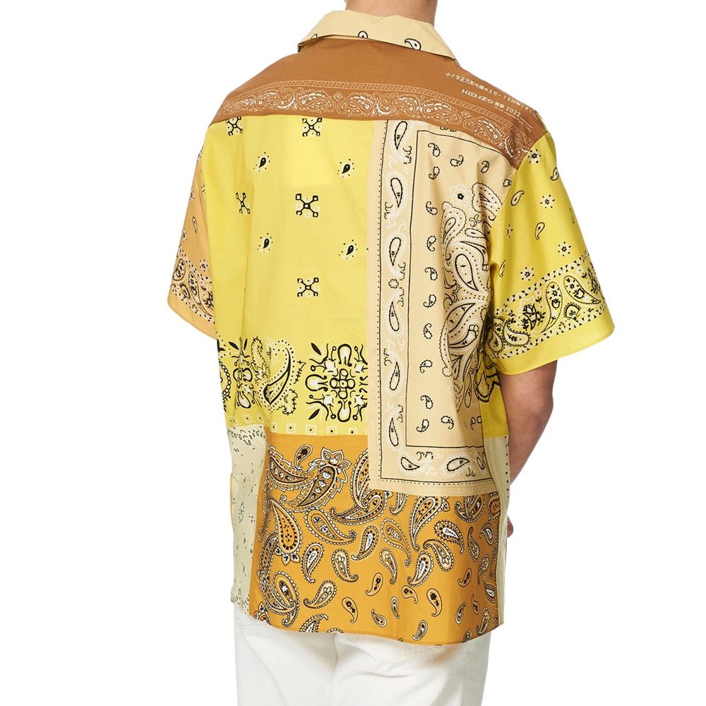 Chemise à manches courtes patchwork Kenzo