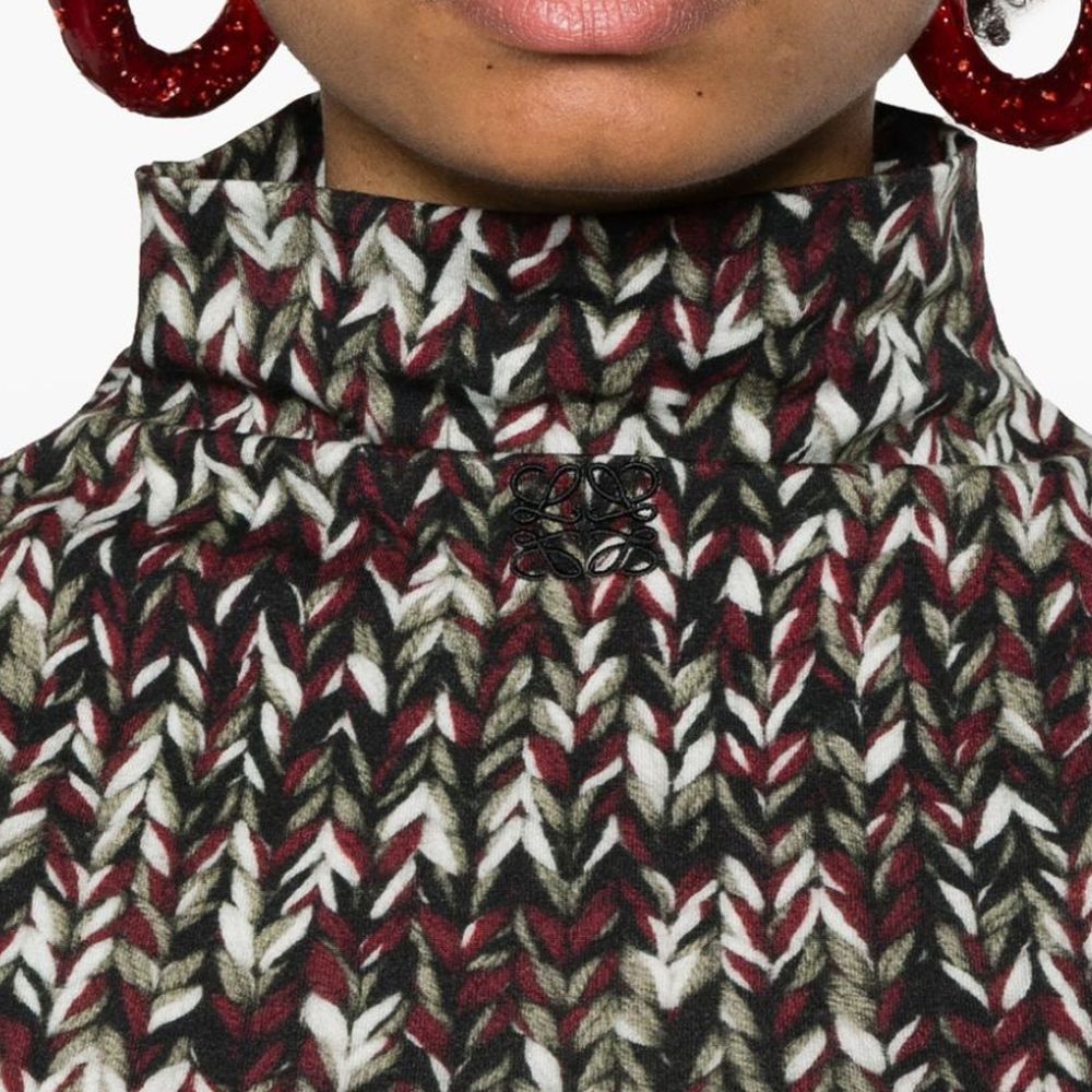 T-shirt à manches longues en coton Loewe