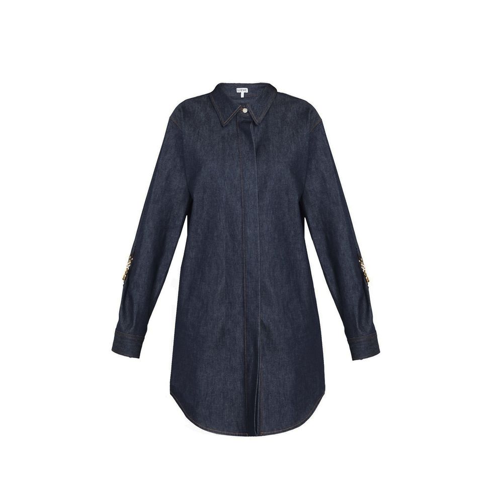 Loewe Denim Chain Hemdkleid