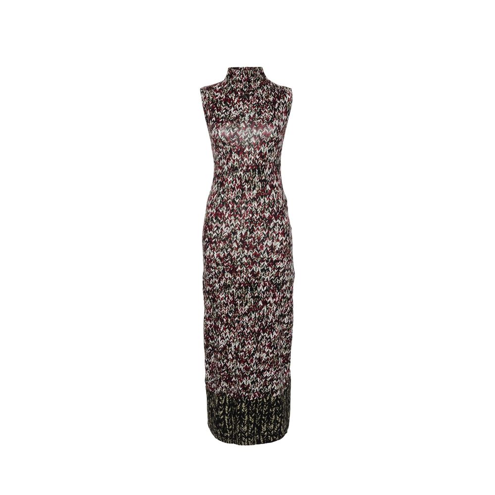 Loewe – Langes Kleid mit Strickprint