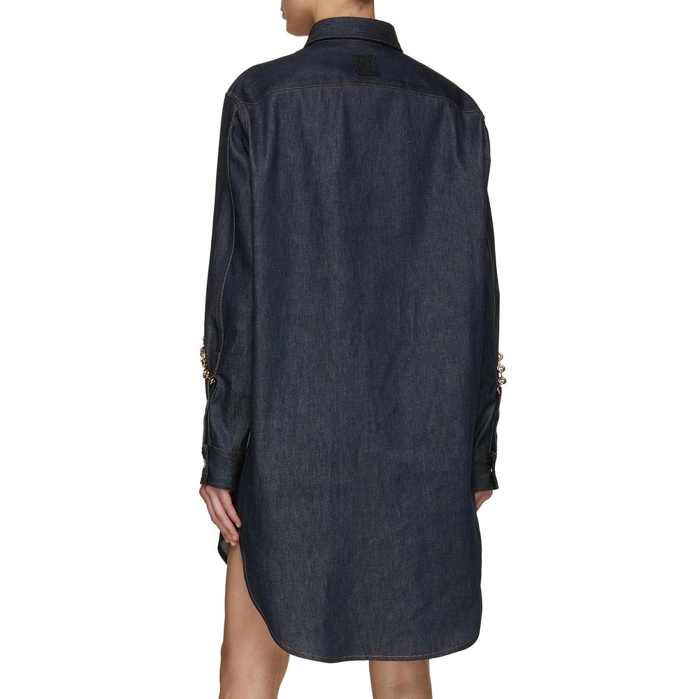 Loewe Denim Chain Hemdkleid
