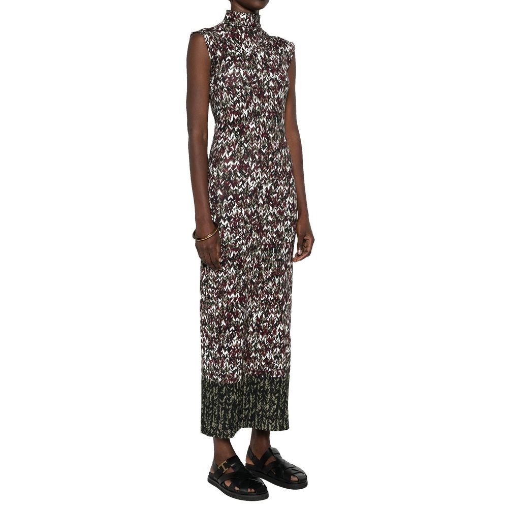 Loewe – Langes Kleid mit Strickprint