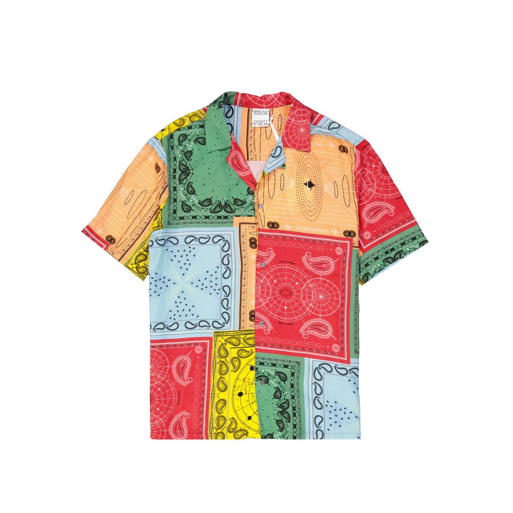 Chemise color-block Marcelo Burlon
