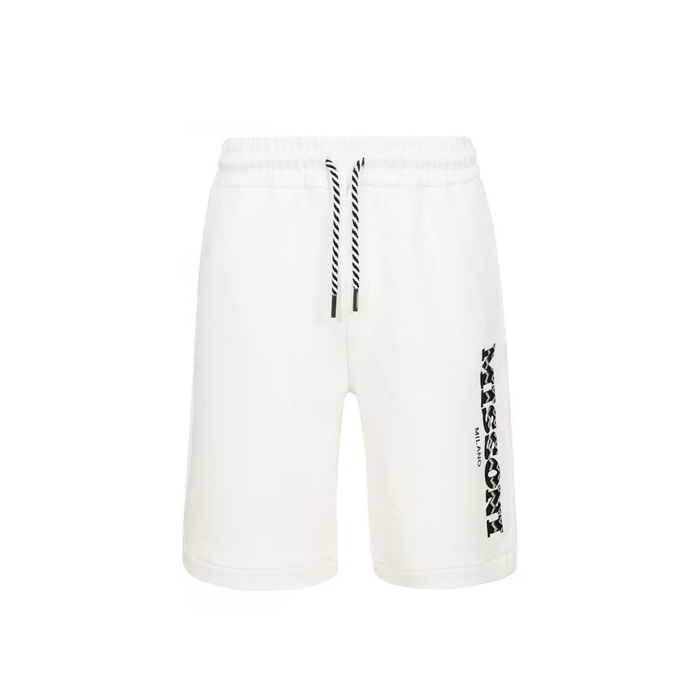 Short en coton avec logo Missoni
