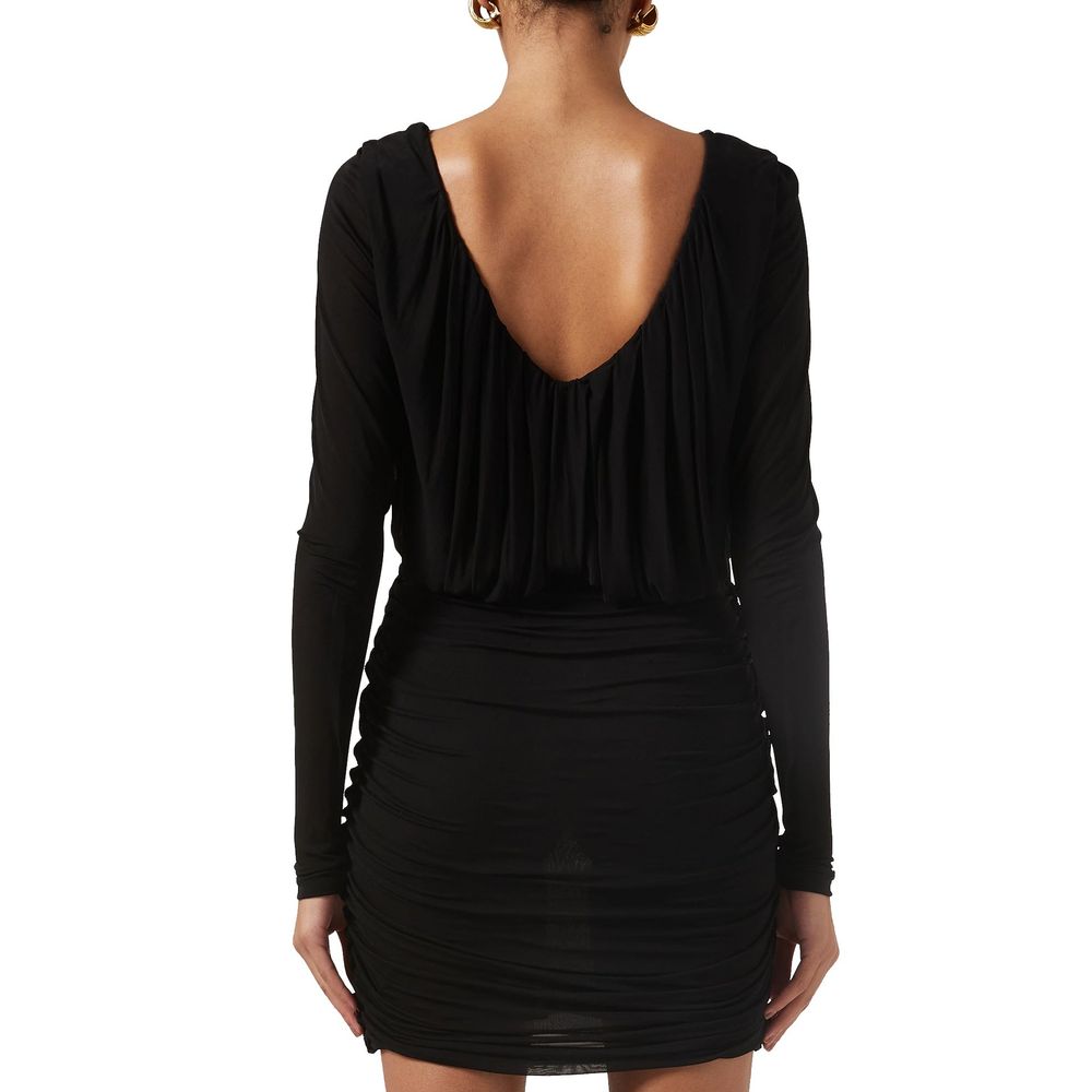 Saint Laurent – ​​Drapiertes Minikleid