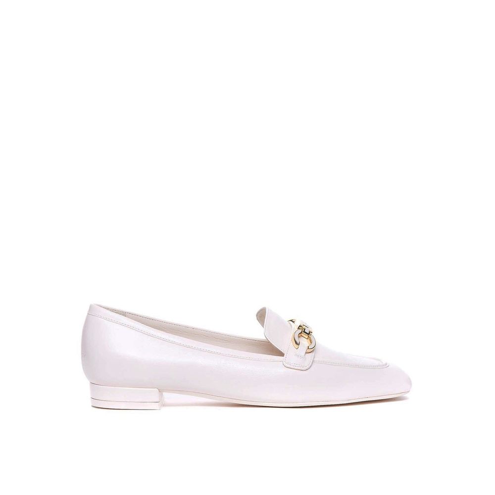 Mocassins carrés en cuir Signature Stuart Weitzman