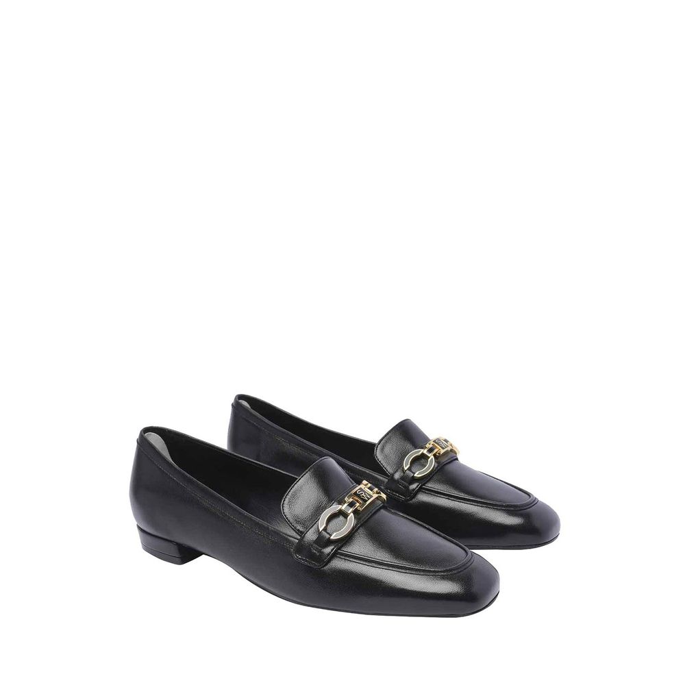 Mocassins carrés en cuir Signature Stuart Weitzman