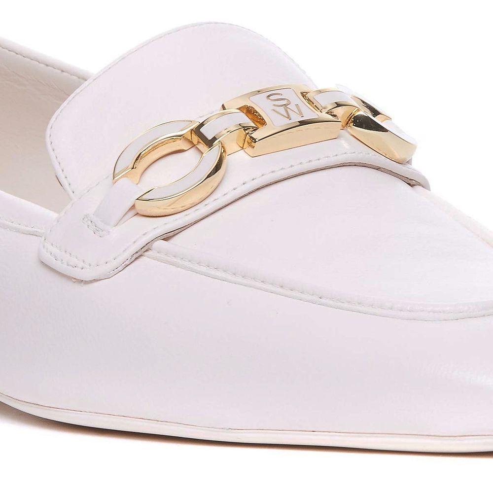 Mocassins carrés en cuir Signature Stuart Weitzman