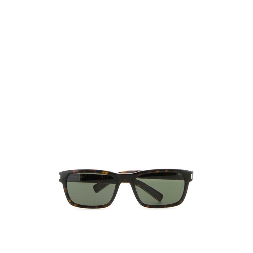 Lunettes de soleil carrées à logo Saint Laurent