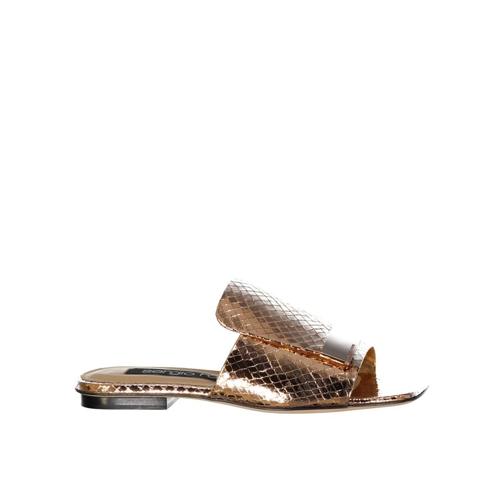 Sandales plates en cuir Sergio Rossi