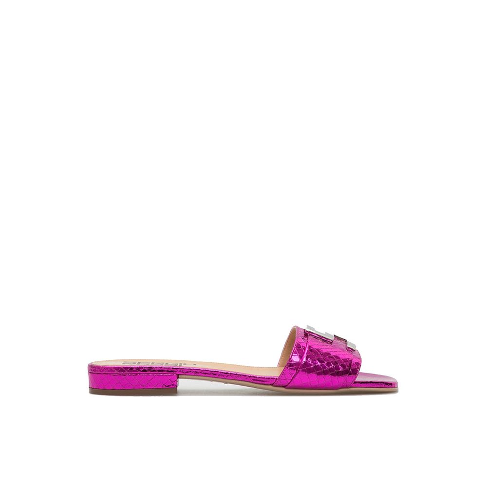 Sandales plates en cuir Sergio Rossi