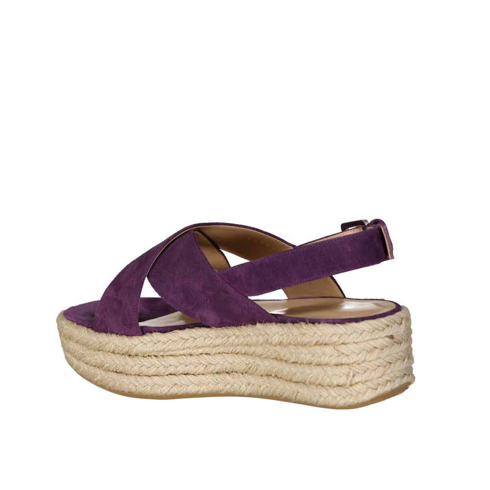 Sergio Rossi Leder-Espadrilles