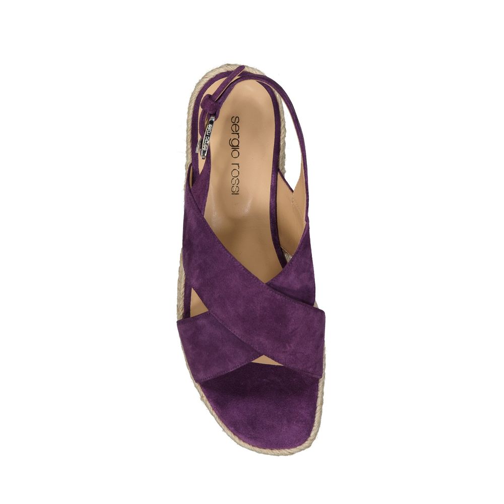 Sergio Rossi Leder-Espadrilles