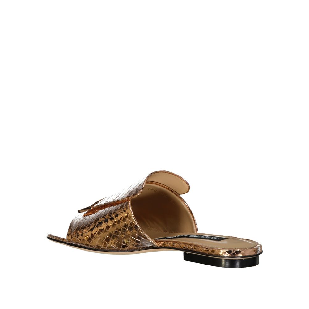 Sandales plates en cuir Sergio Rossi