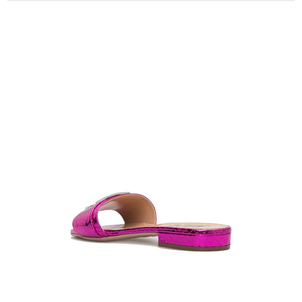 Sandales plates en cuir Sergio Rossi
