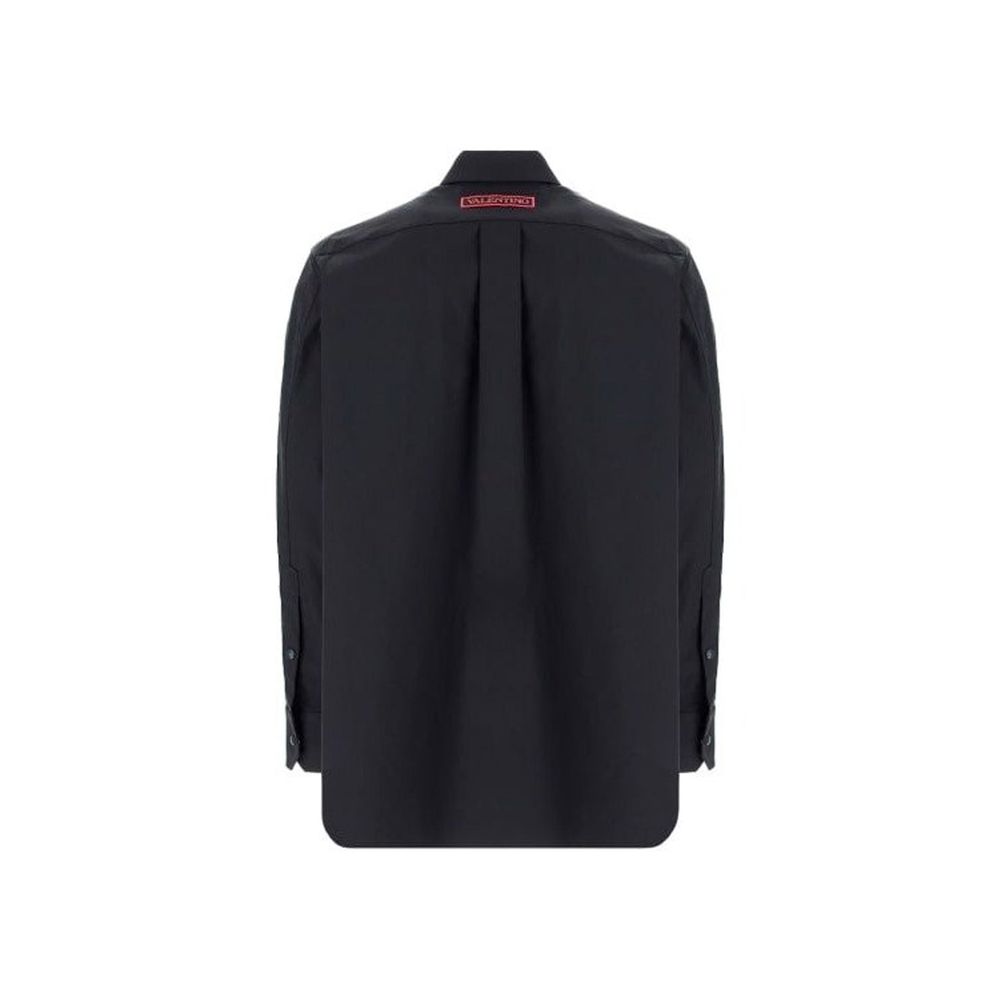 Chemise à patch logo Valentino