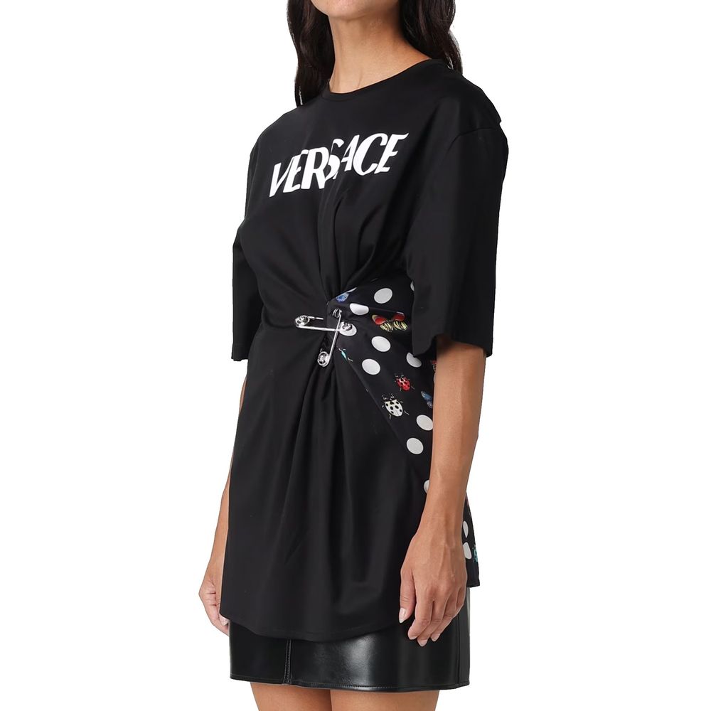 T-shirt imprimé papillon Versace x Dua Lipa