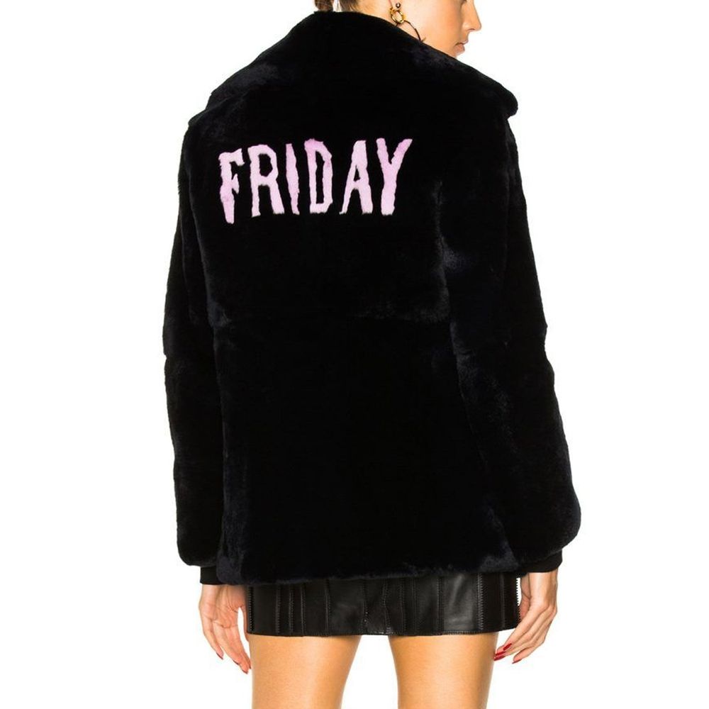 Veste en fourrure de lapin Friday d'Alberta Ferretti