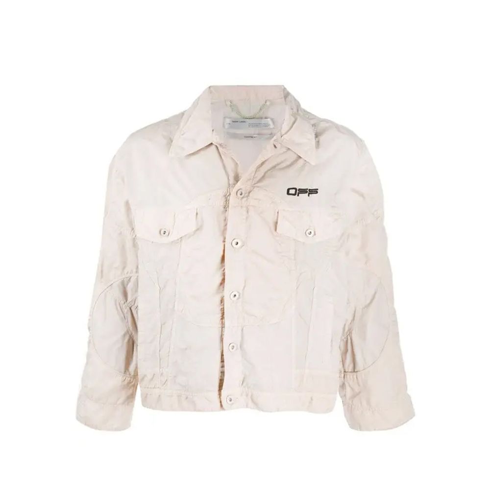 Off-White – Windbreaker-Bomberjacke mit Logo