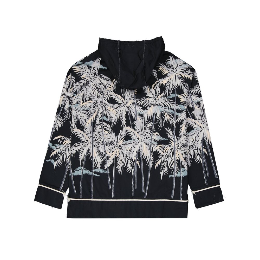 Chemise imprimée à capuche Palm Angels