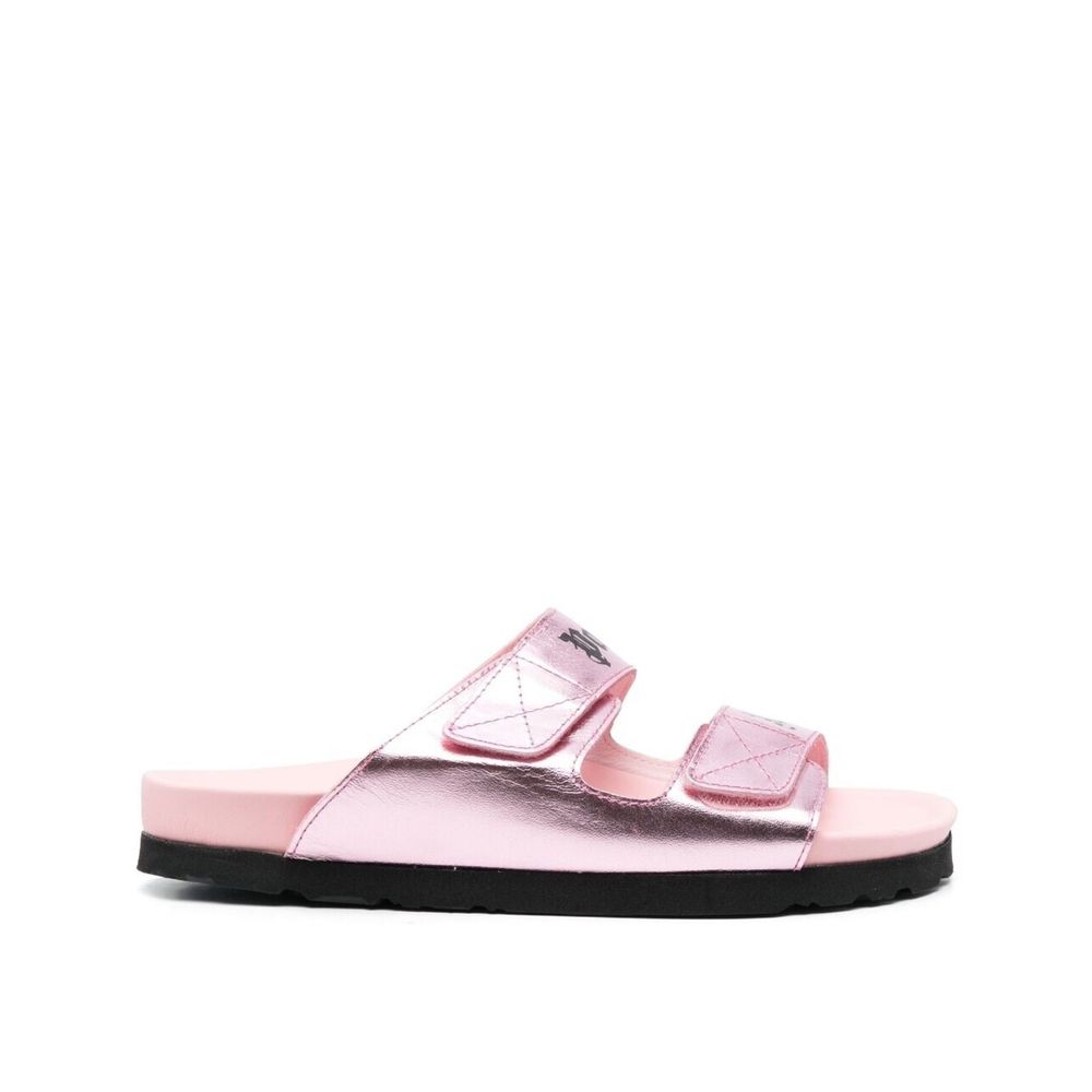 Sandales en cuir avec logo Palm Angels