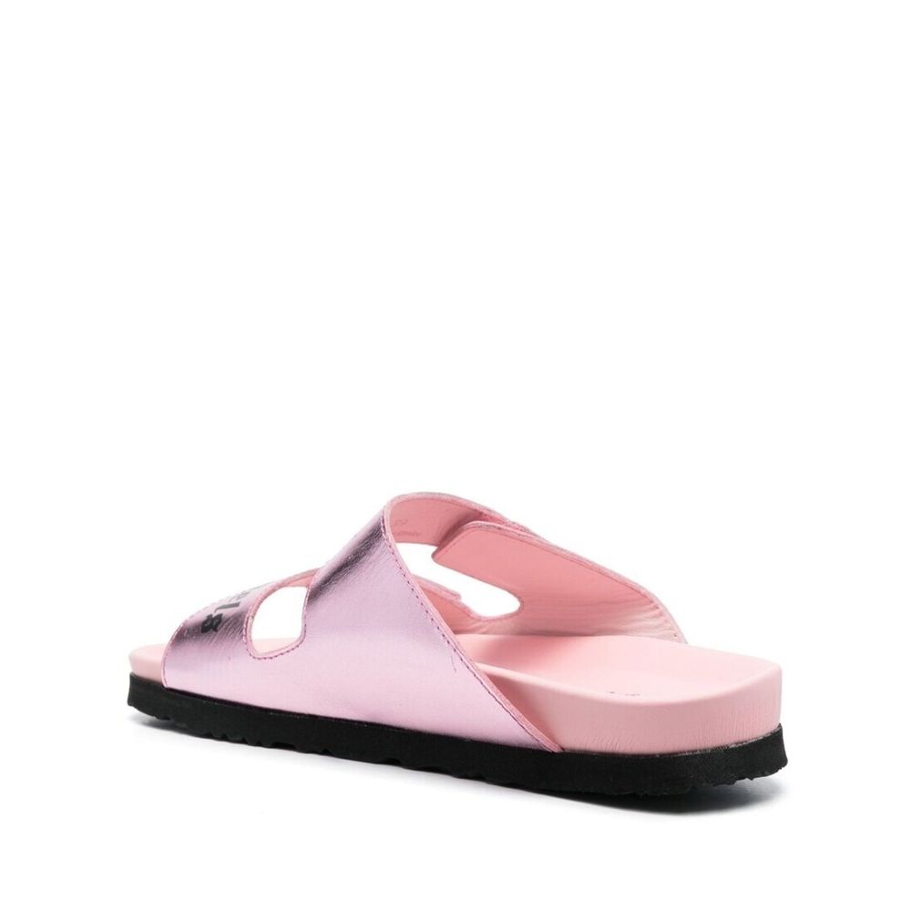 Sandales en cuir avec logo Palm Angels