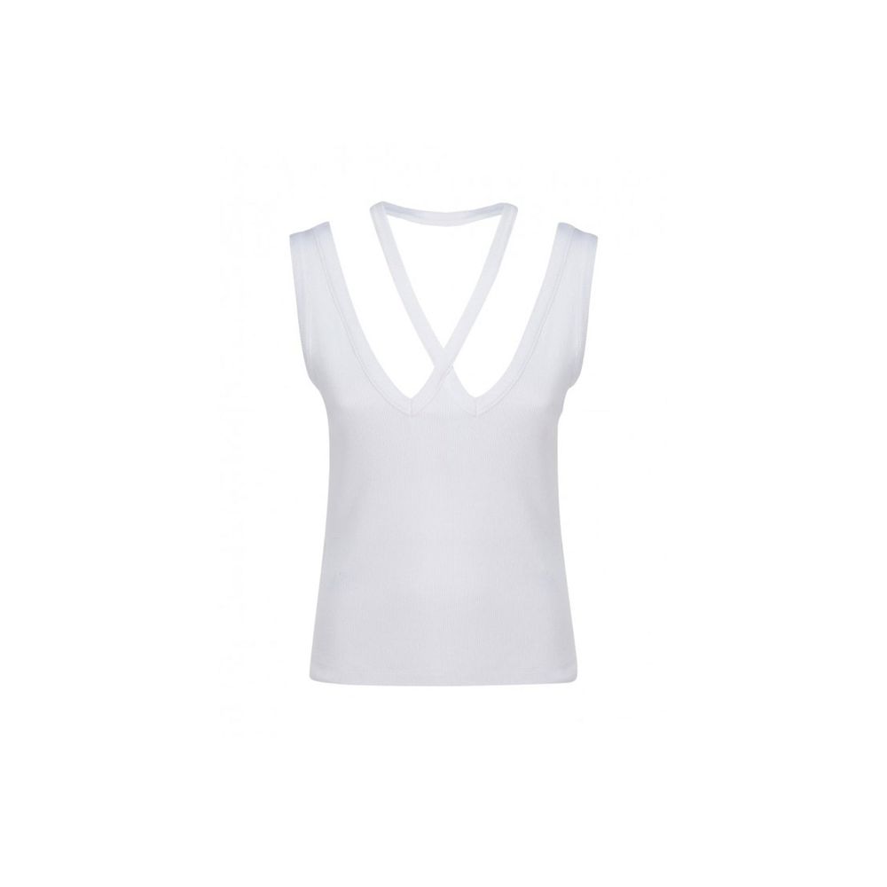 Haut en coton côtelé MM6 Maison Margiela