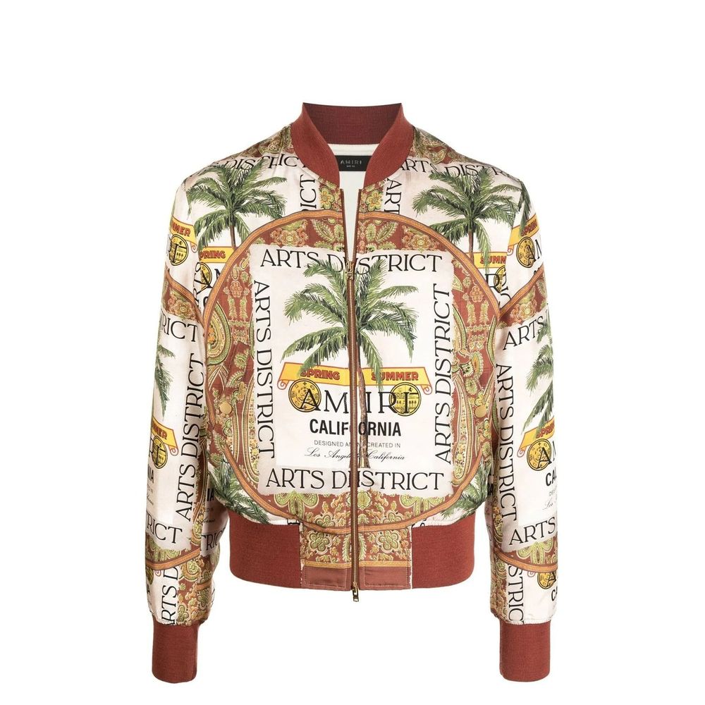 Bedruckte Seidenjacke von Amiri