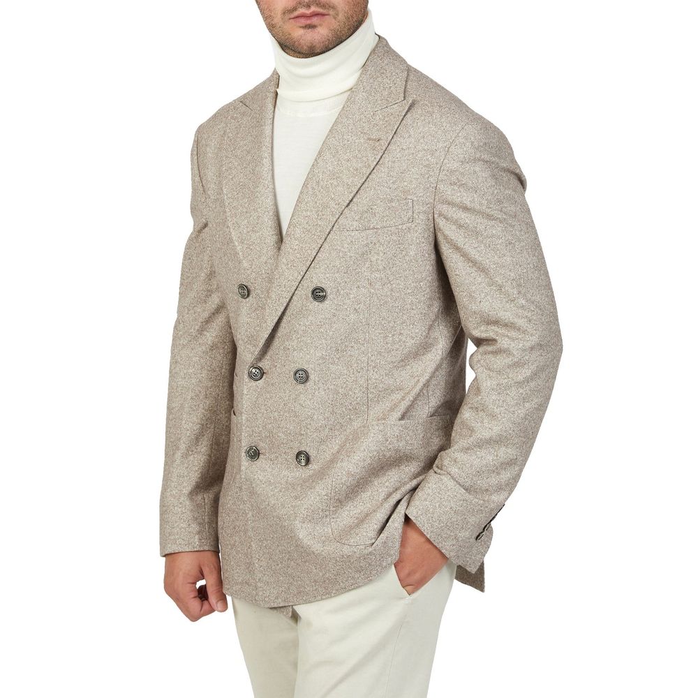 Brunello Cucinelli Zweireihige Wolljacke