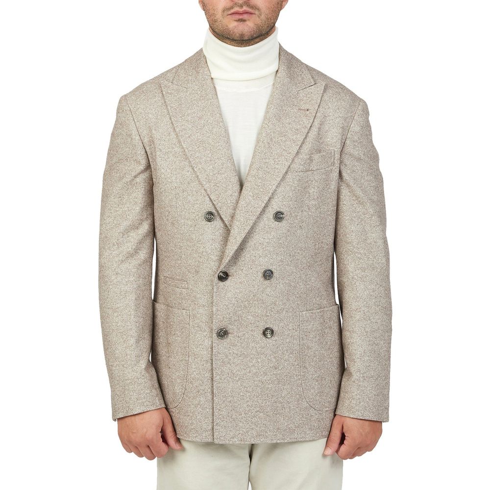 Brunello Cucinelli Zweireihige Wolljacke