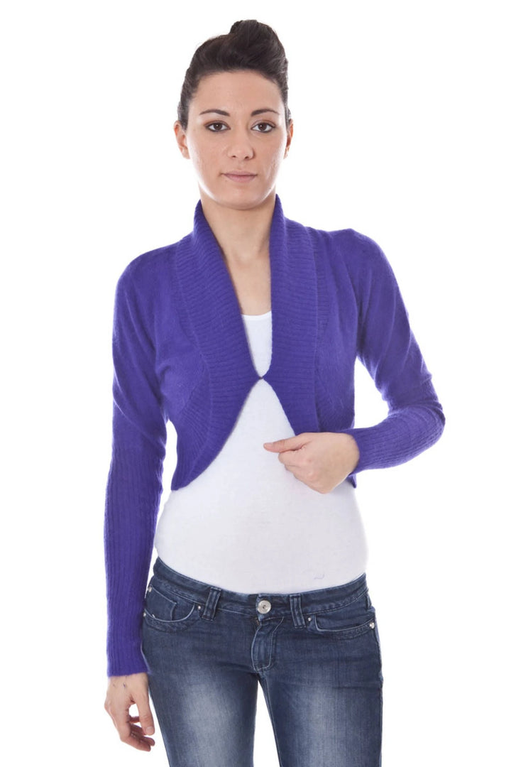 DATCH SHRUG LONG SLEEVES PURPLE WOMAN