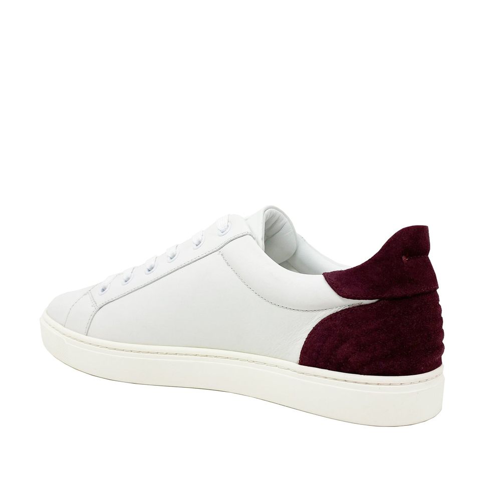 Baskets en cuir à logo Dolce &amp; Gabbana