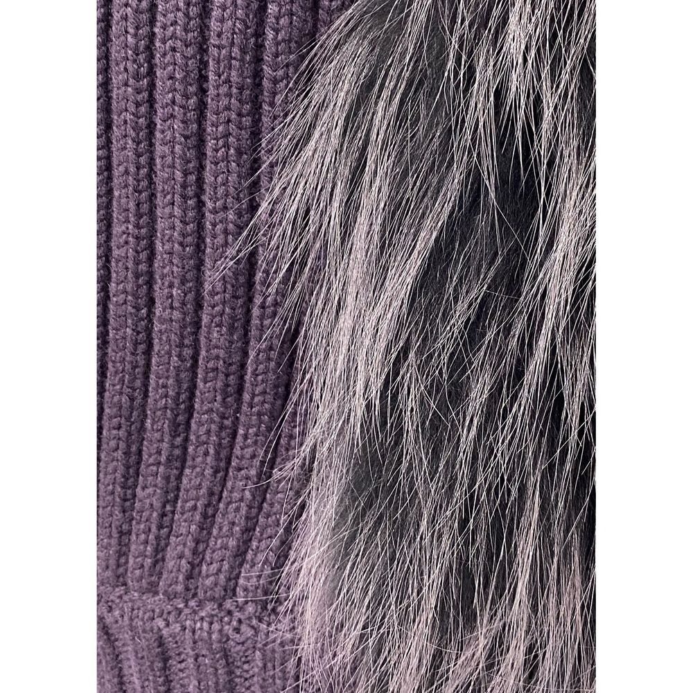 Gilet en tricot de fourrure de renard Fabiana Filippi