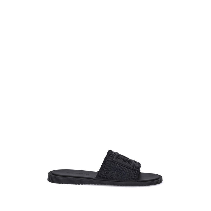 Dolce & Gabbana Crochet raffia Sandals