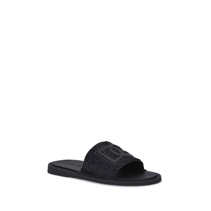 Dolce & Gabbana Crochet raffia Sandals