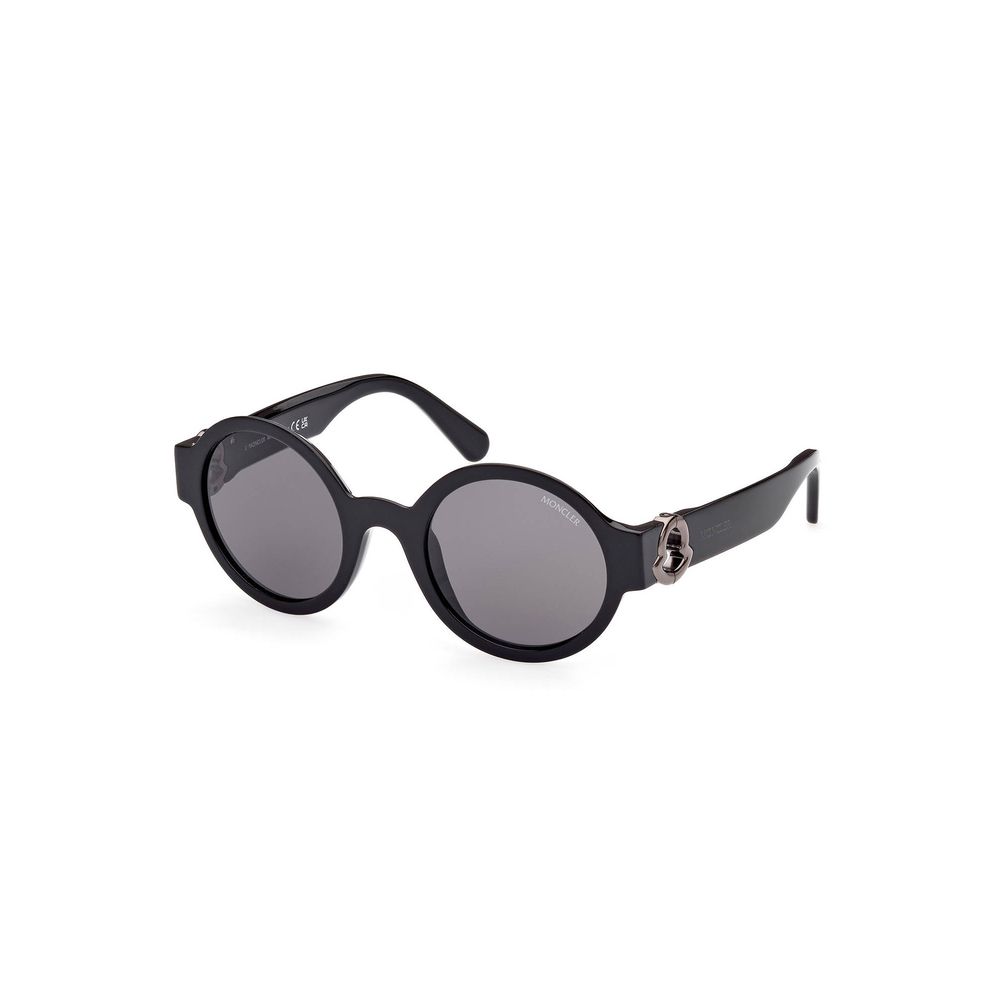 Lunettes de soleil noires pantographes Moncler