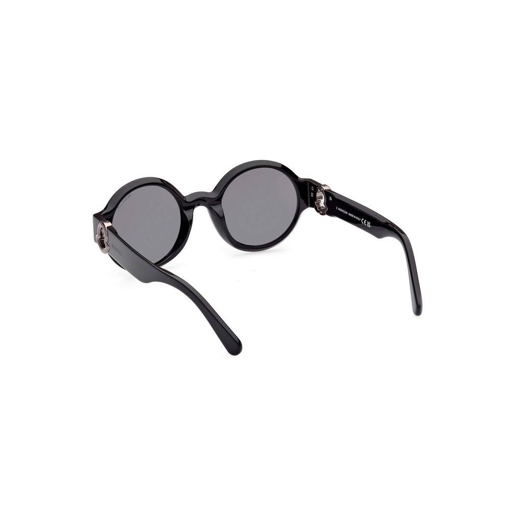 Lunettes de soleil noires pantographes Moncler