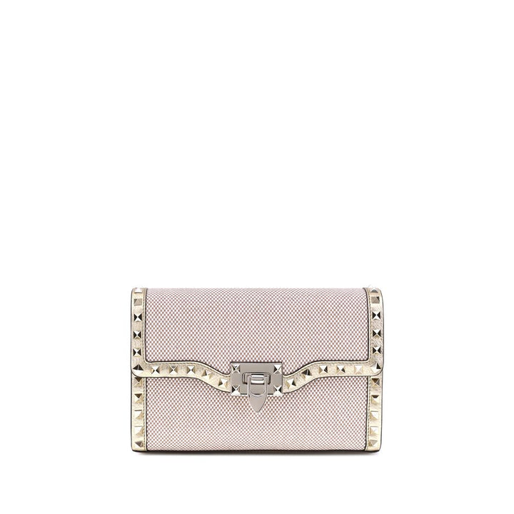 Valentino Garavani Small canvas Rockstud Shoulder Bag
