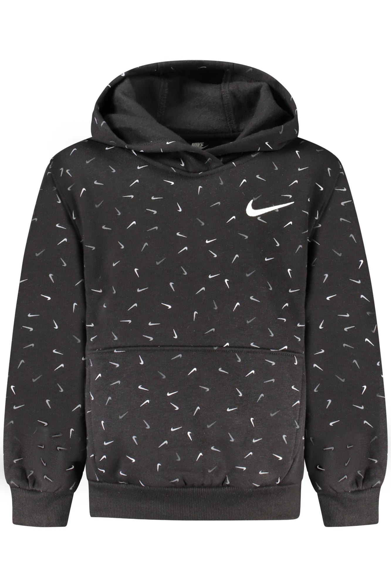 NIKE KIDS&#39; BLACK ZIP-UP SWEATSHIRT