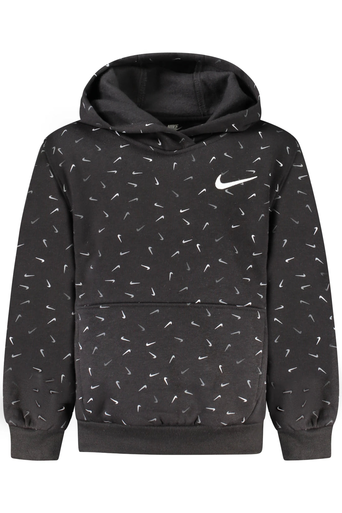 NIKE KIDS&#39; BLACK ZIP-UP SWEATSHIRT