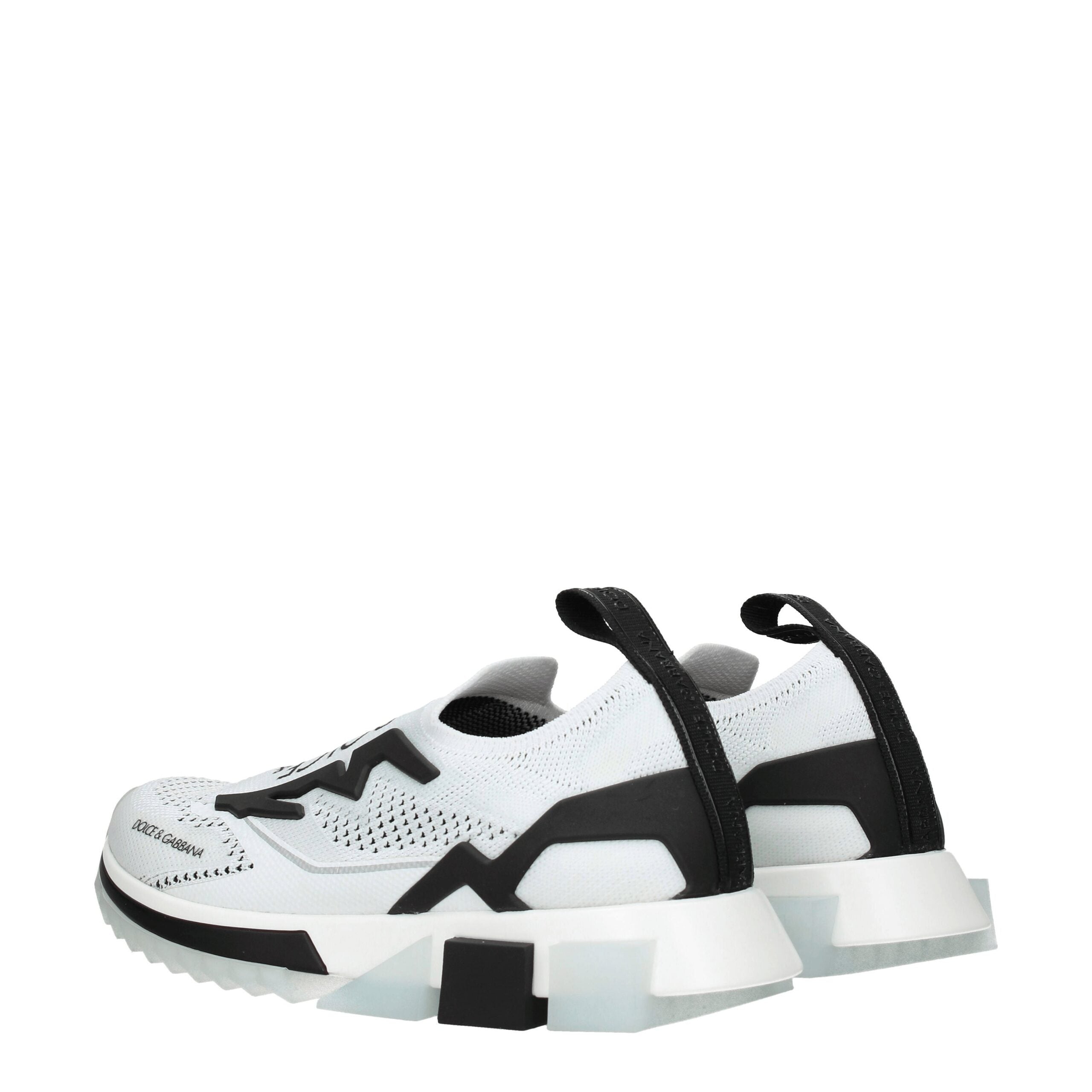 Dolce & Gabbana White Fabric Sneakers