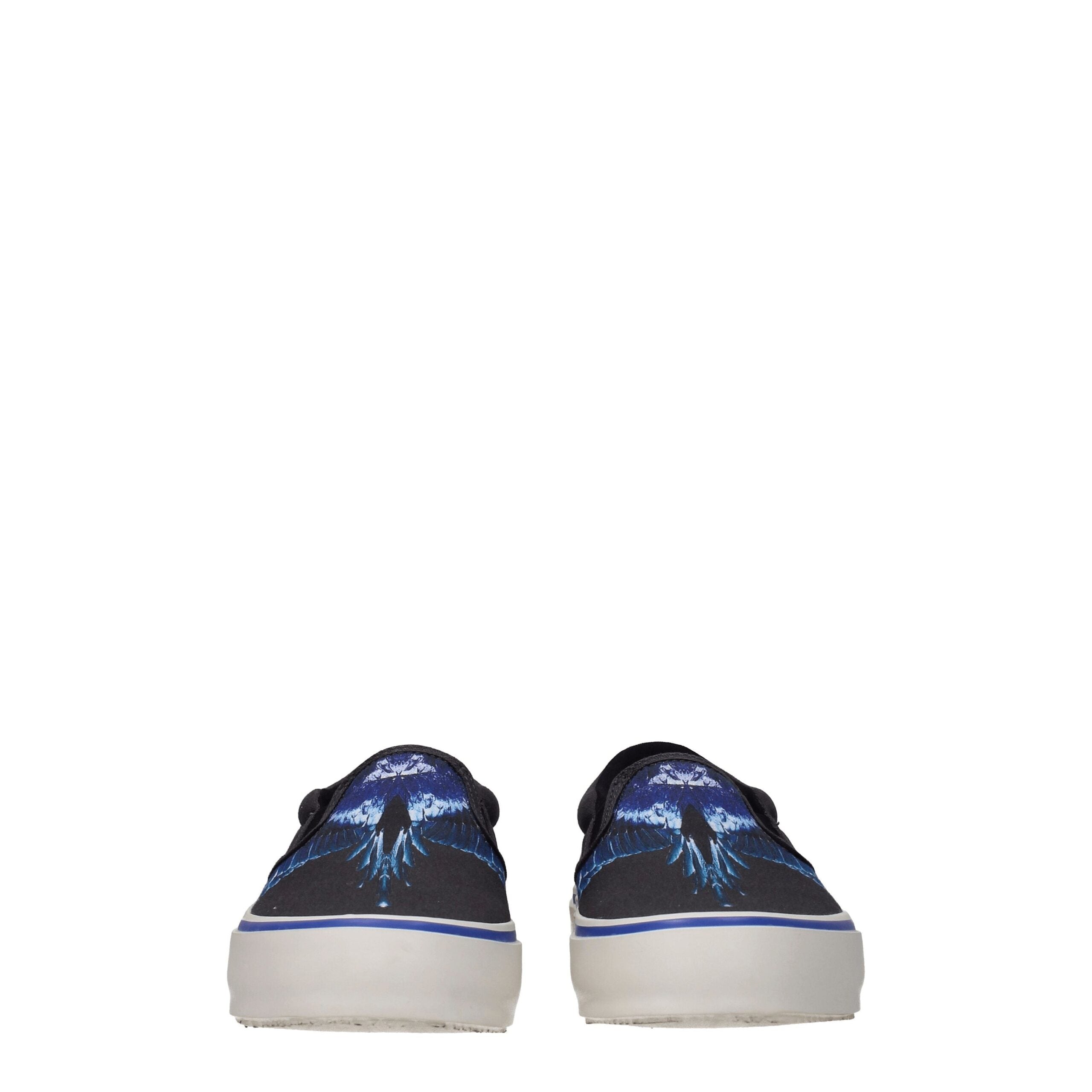 Mocassins à enfiler en tissu noir Marcelo Burlon