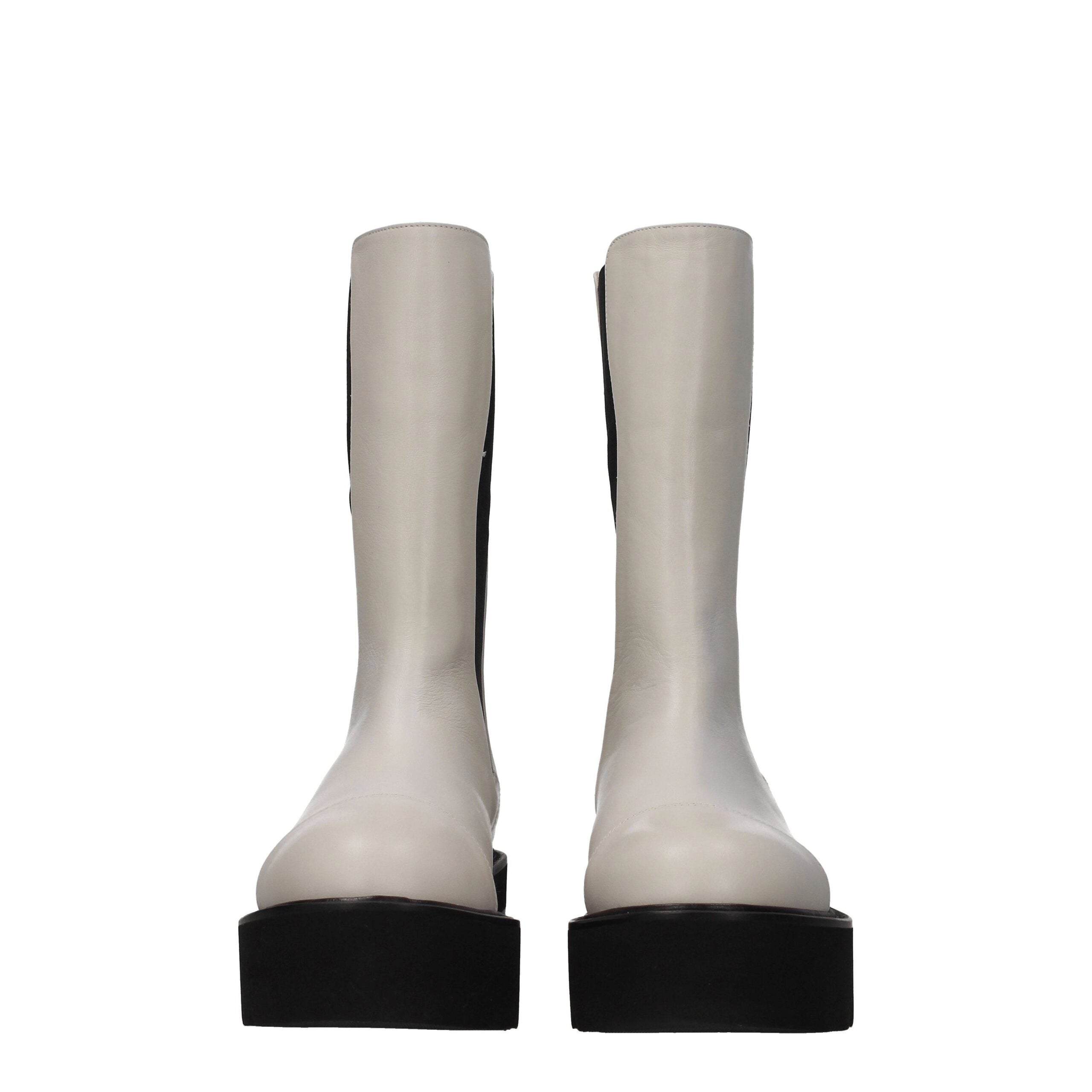 Stuart Weitzman Beige Leather Ankle