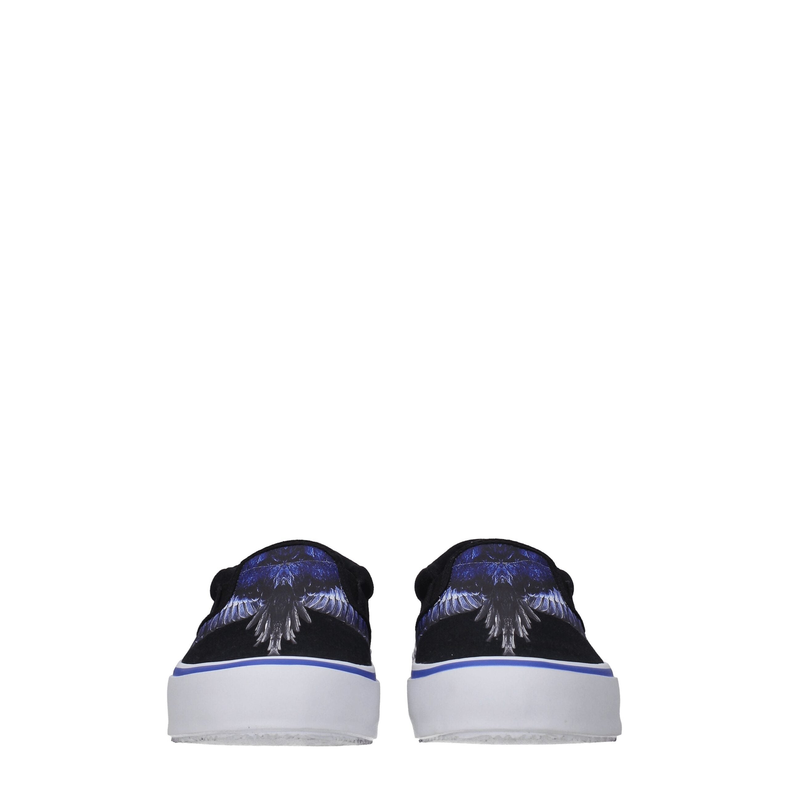 Mocassins à enfiler en tissu noir Marcelo Burlon