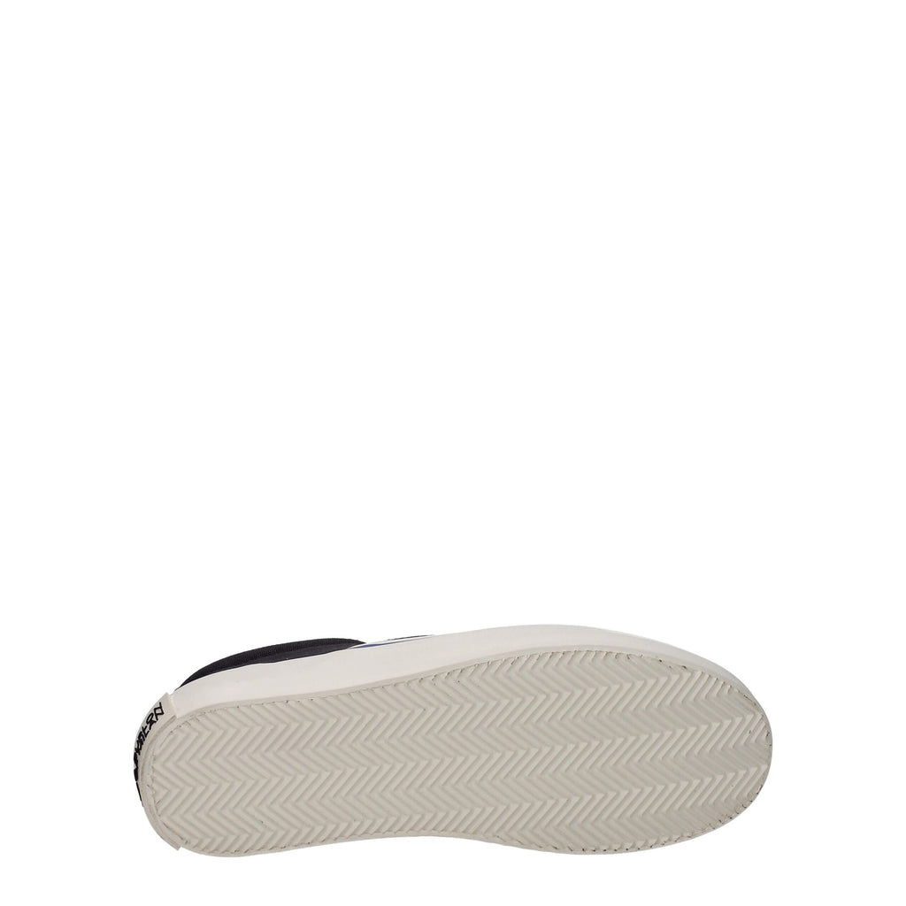 Marcelo Burlon Black Fabric Slip-On Loafer