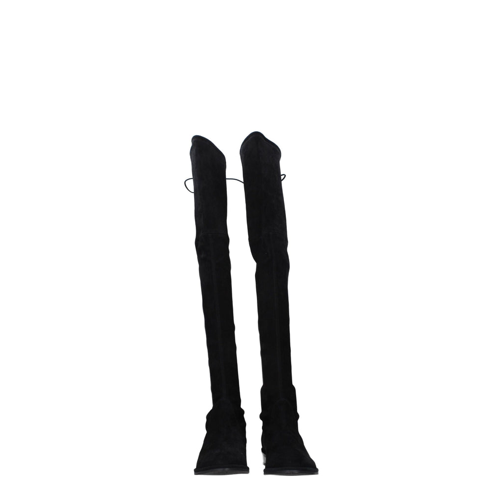 Stuart Weitzman Black Leather Boot
