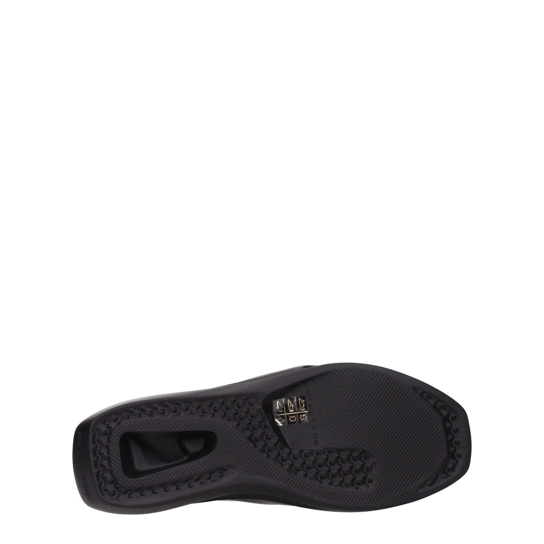 Alyx Black Leather Slippers